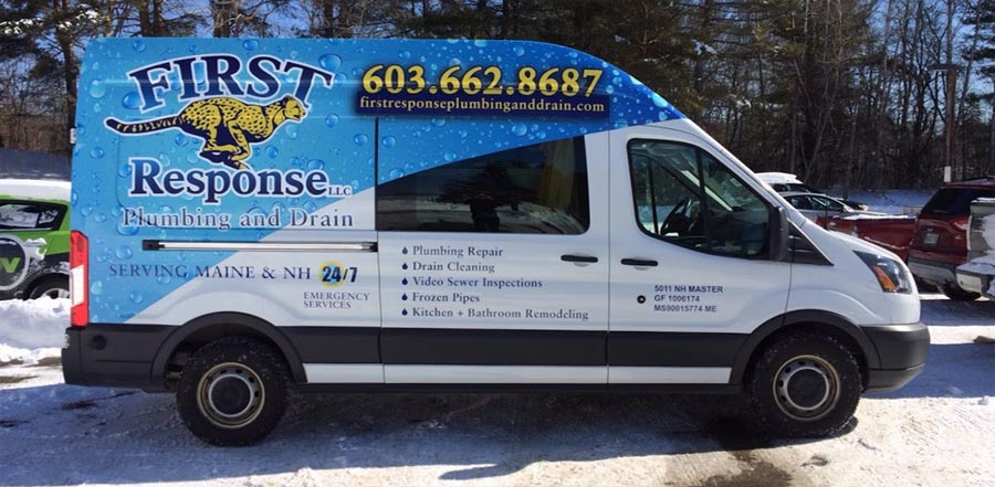 Choose First Response Plumbing and Drain in NH and ME